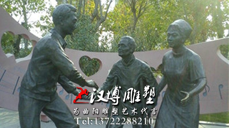 玻璃钢雕塑,雷锋精神雕像,景观雕塑